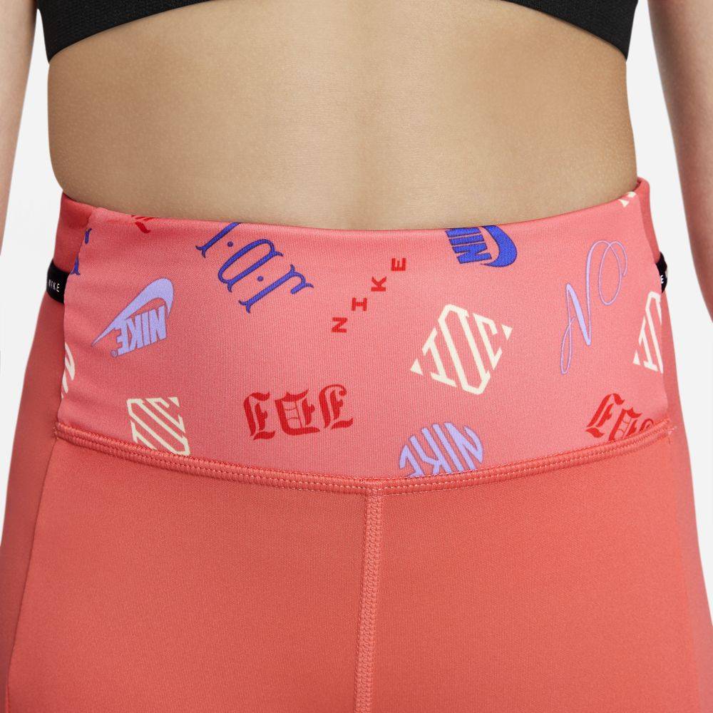 NIKE GIRLS DRI-FIT ONE LUXE AOP LEGGINGS