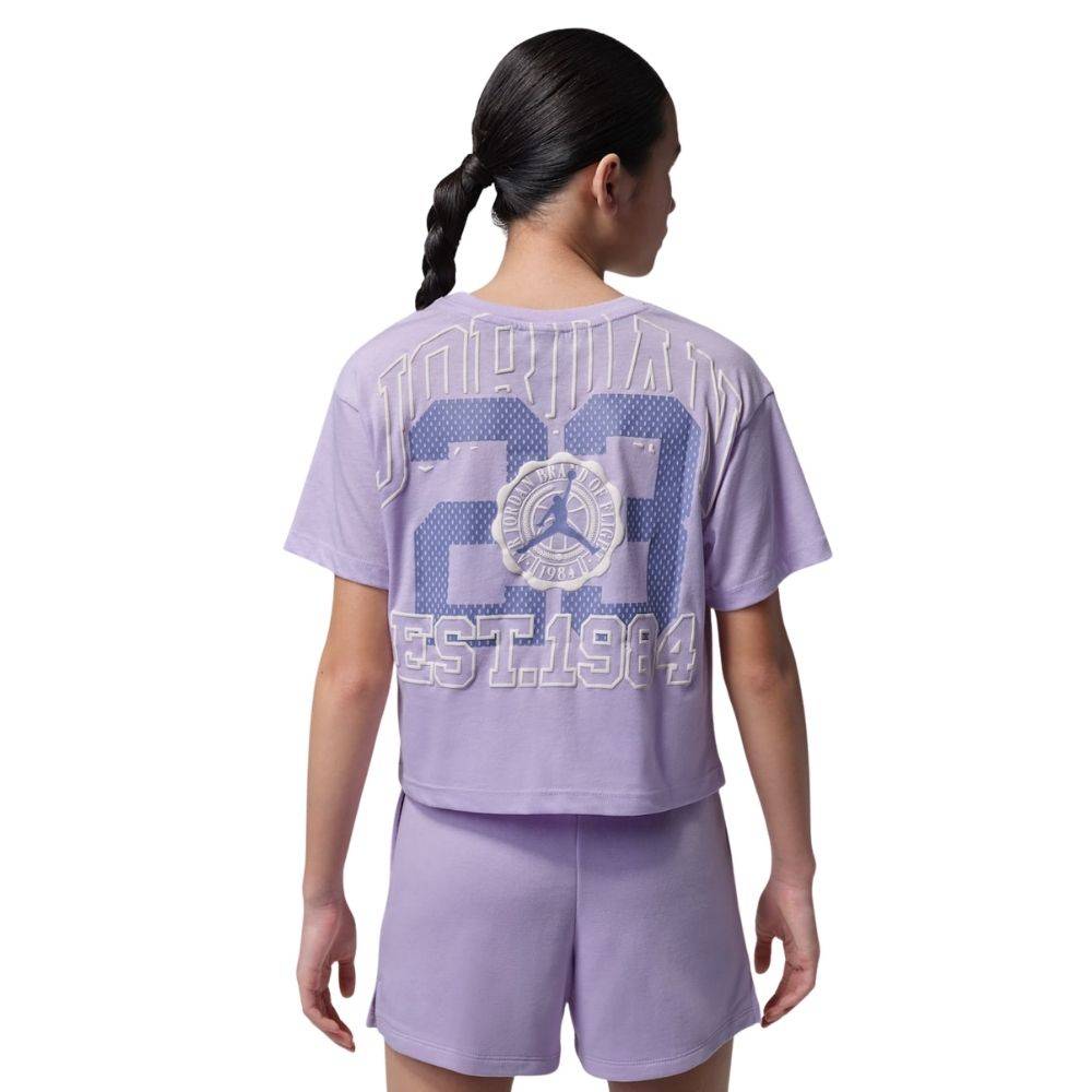 NIKE JORDAN GIRLS SECRET GARDEN COLLEGIATE TEE