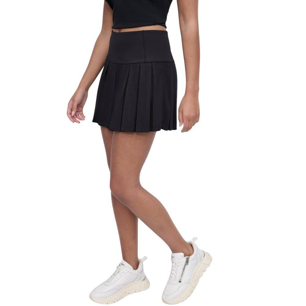 DKNY COURT PIQUE PLEATED TENNIS SKORT