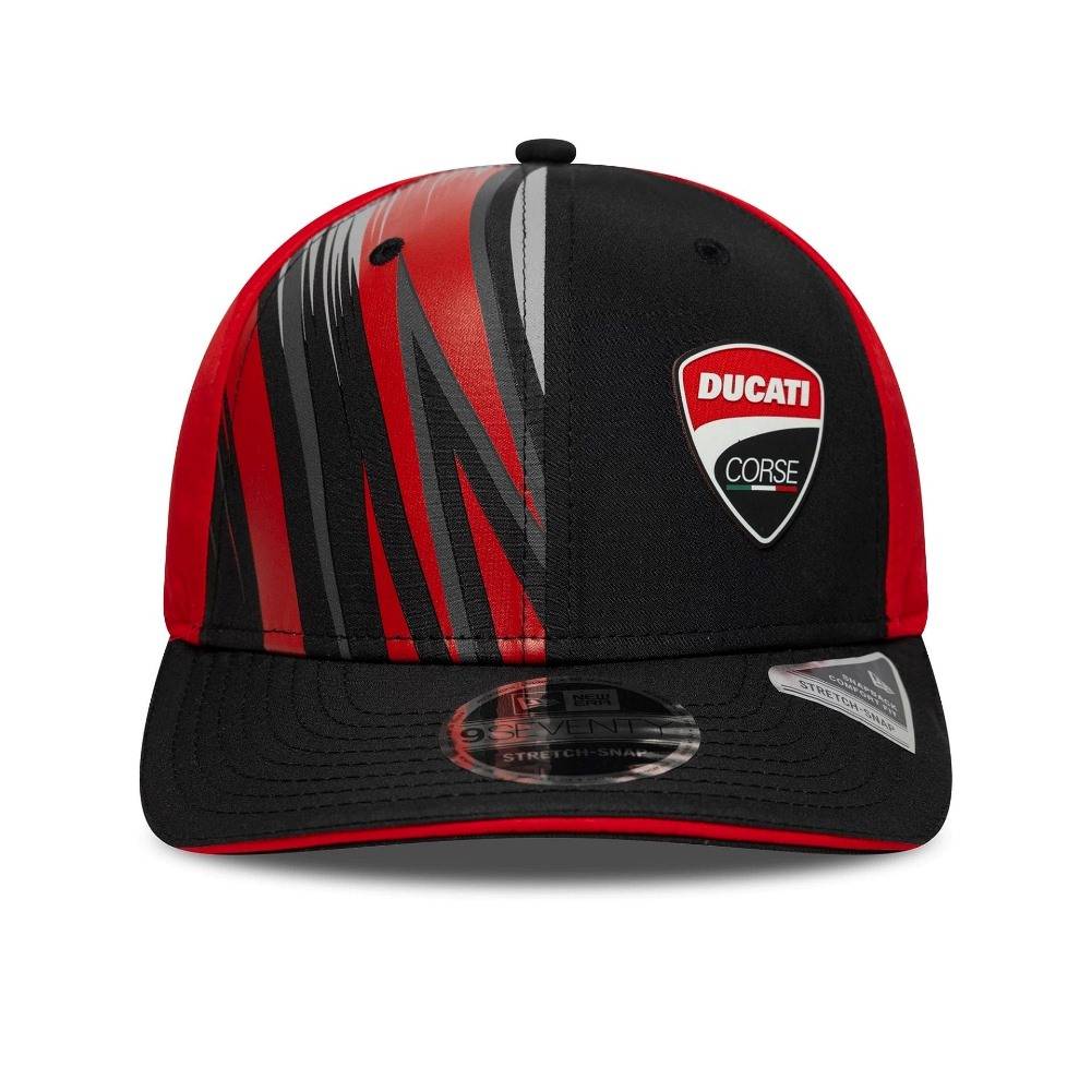 NEW ERA DUCATI MOTOR LOGO PRINT 9SEVENTY STRETCH SNAP CAP