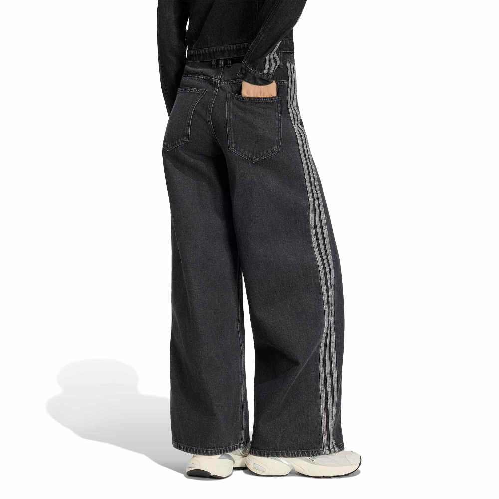 ADIDAS ORIGINALS HIGH RISE WIDE LEG DENIM PANT