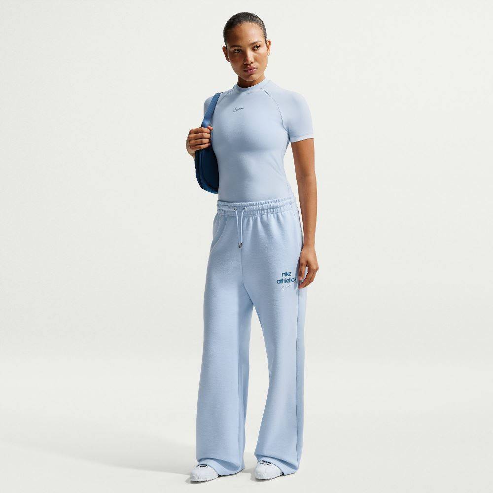 NIKE WOMENS PHOENIX HIGH WAISTED WIDE LEG PANT