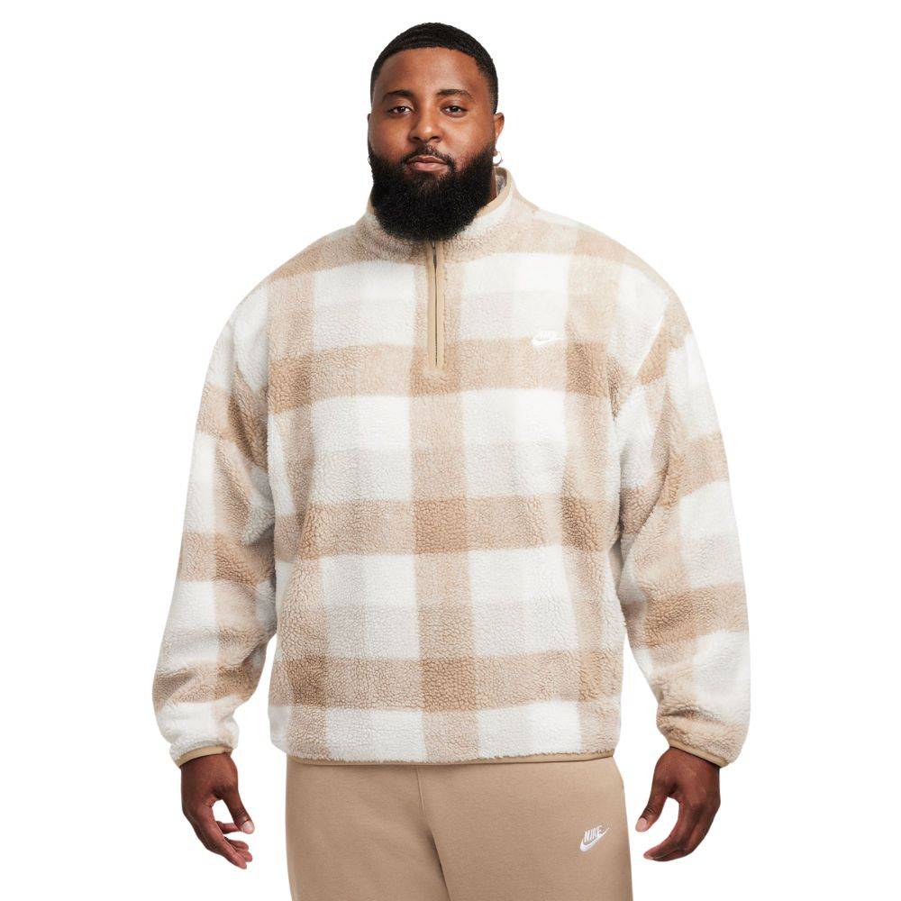 NIKE WINTERIZED CLUB SEASONAL SHERPA HALF-ZIP