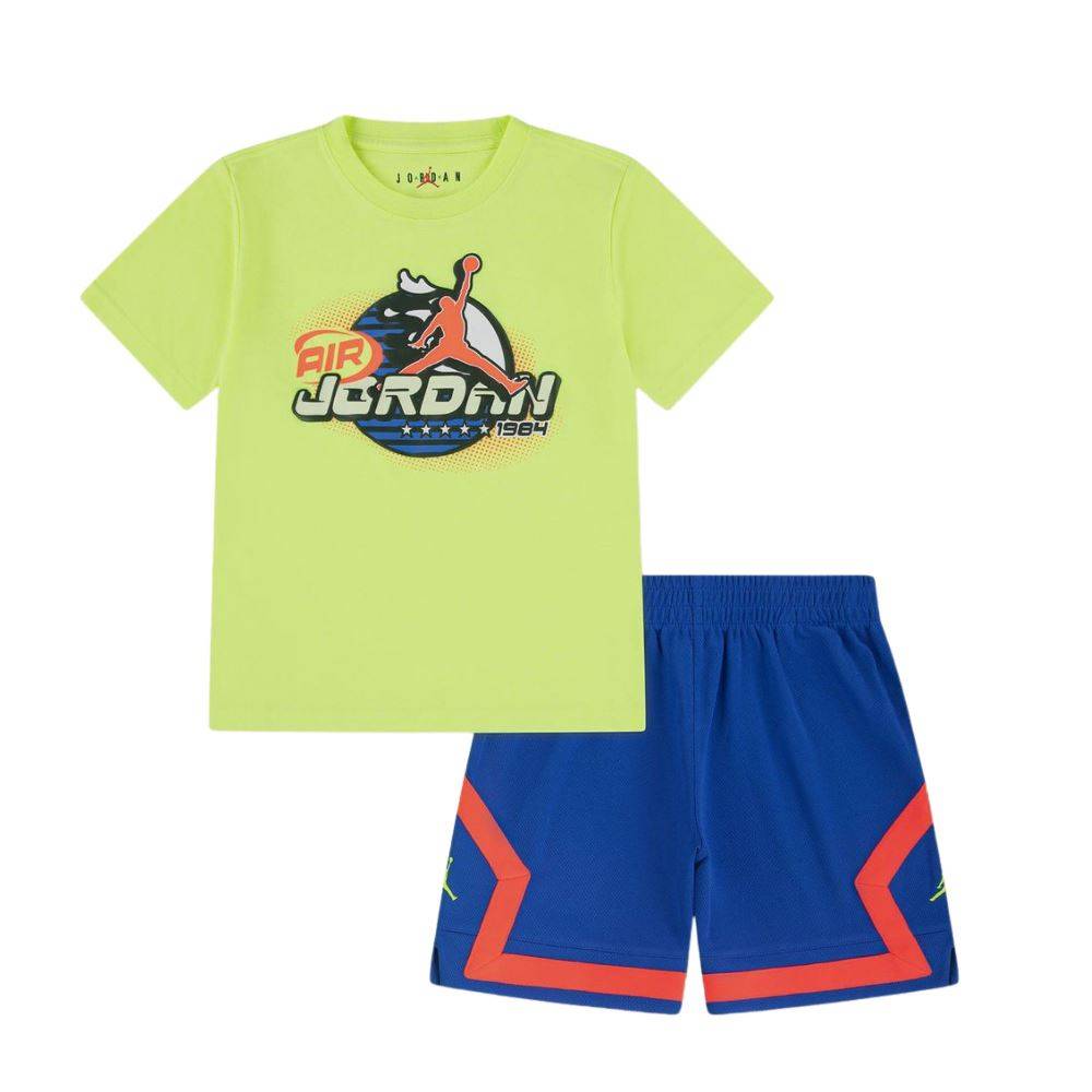 NIKE JORDAN LITTLE BOYS SUPER SPLASH TECH SHORT SET