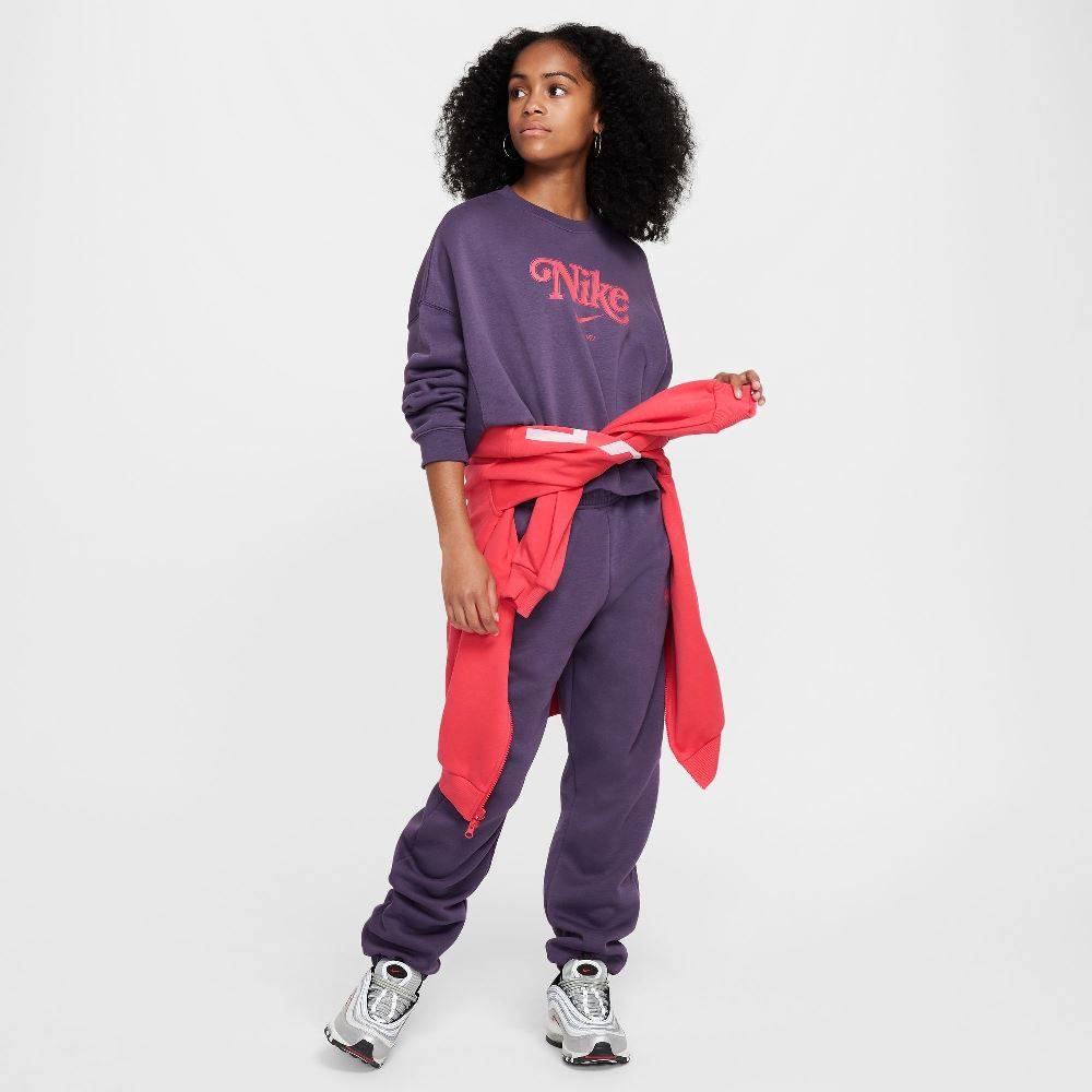 NIKE GIRLS TREND CROPPED FLEECE SWEATSHIRT