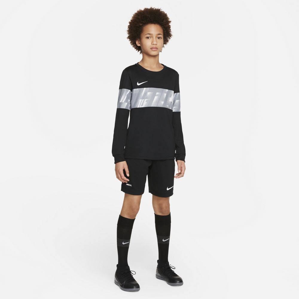 NIKE FC YOUTH DRI-FIT LIBERO LONG-SLEEVE GRAPHIC TEE