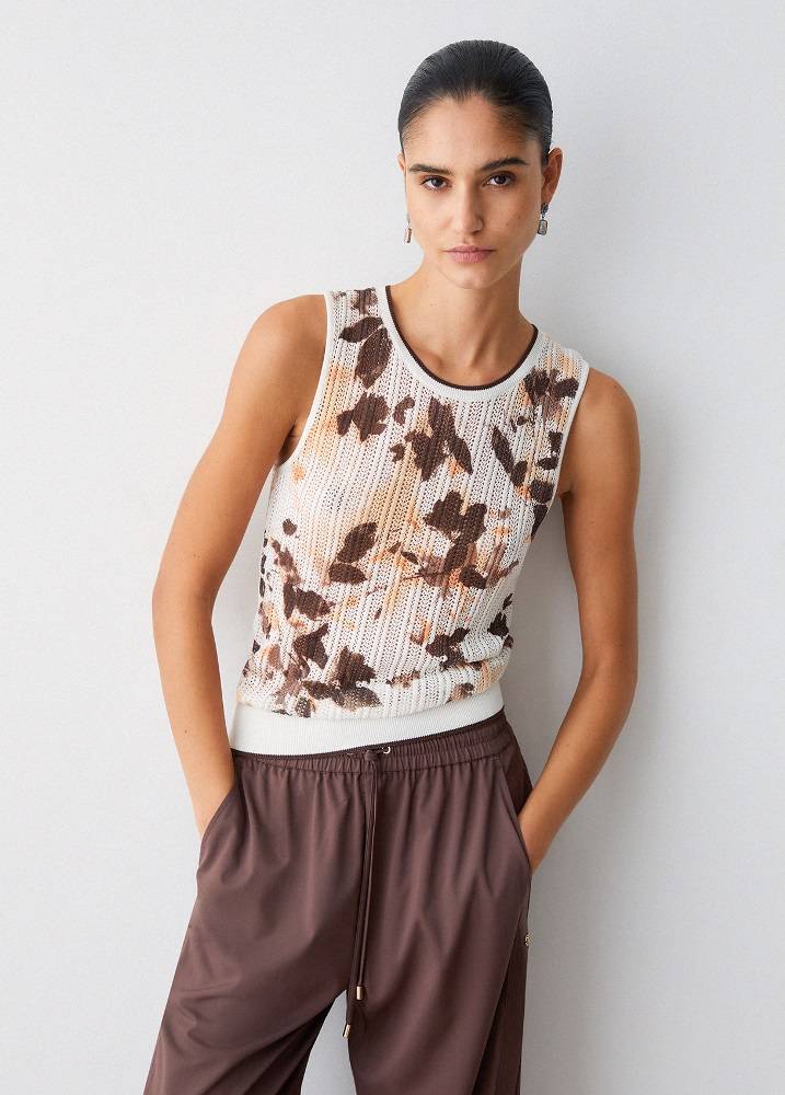 LIU JO TROUSERS WITH SLIT DETAILS