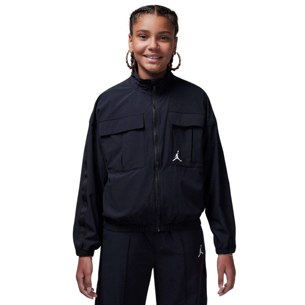NIKE JORDAN GIRLS JUMPMAN WOVEN TAPING JACKET