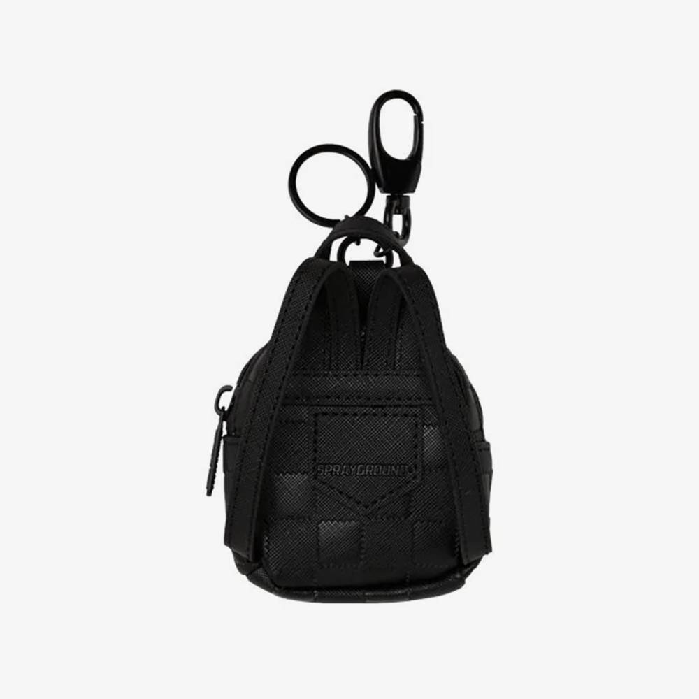 SPRAYGROUND RAISED CHECK BACKPACK KEYCHAIN