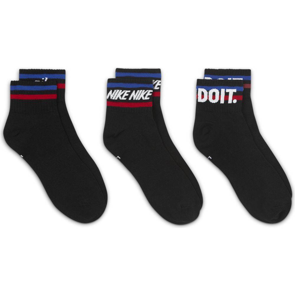 NIKE EVERYDAY ESSENTIAL 3-PAIRS ANKLE SOCKS