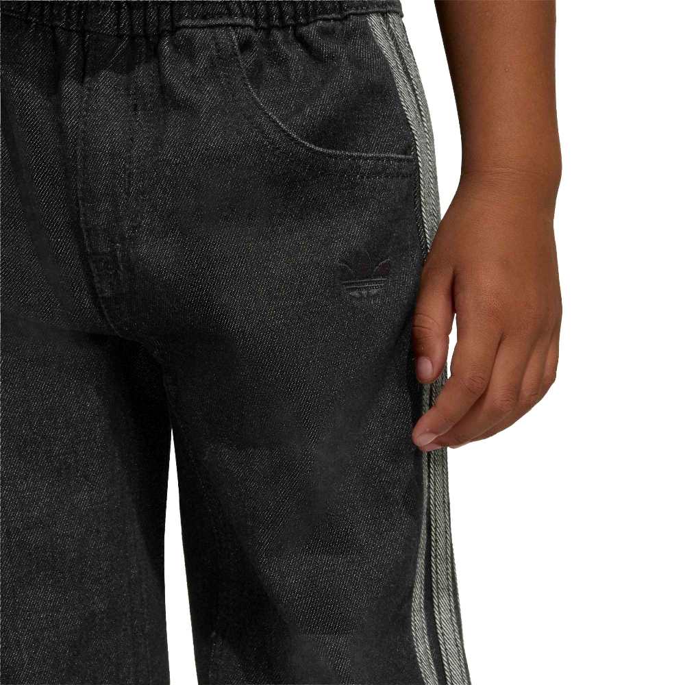ADIDAS ORIGINALS LITTLE KIDS FIREBIRD LOOSE DENIM TRACK PANTS