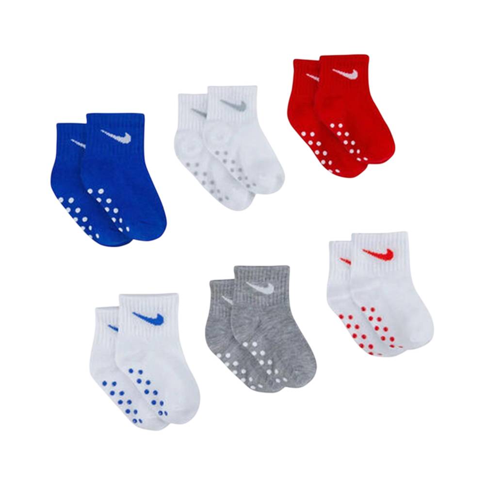 NIKE POP COLOR GRIPPER INFANT/TODDLER ANKLE 6PK