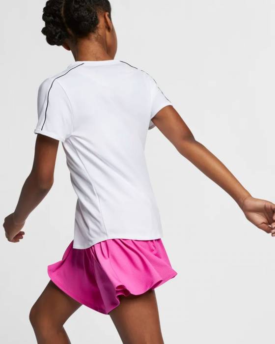 NIKE GIRLS TENNIS COURT DRI-FIT TOP