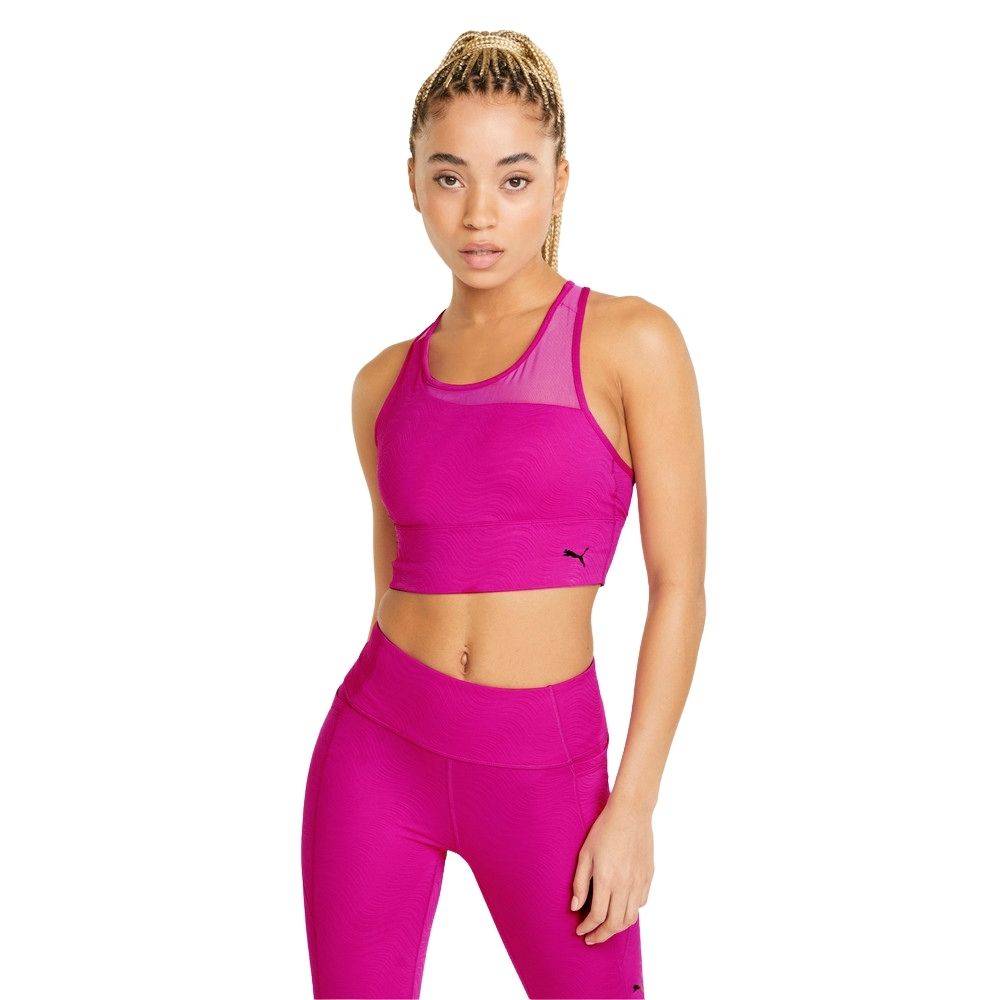 PUMA MID IMPACT FLAWLESS WOMENS BRA TOP