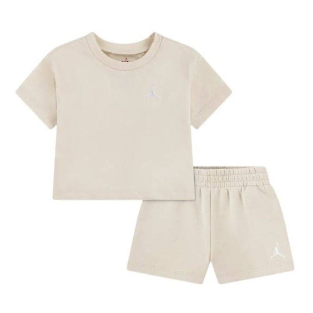 NIKE JORDAN INFANT GIRLS BROOKLYN ESS FLC SHORT SET