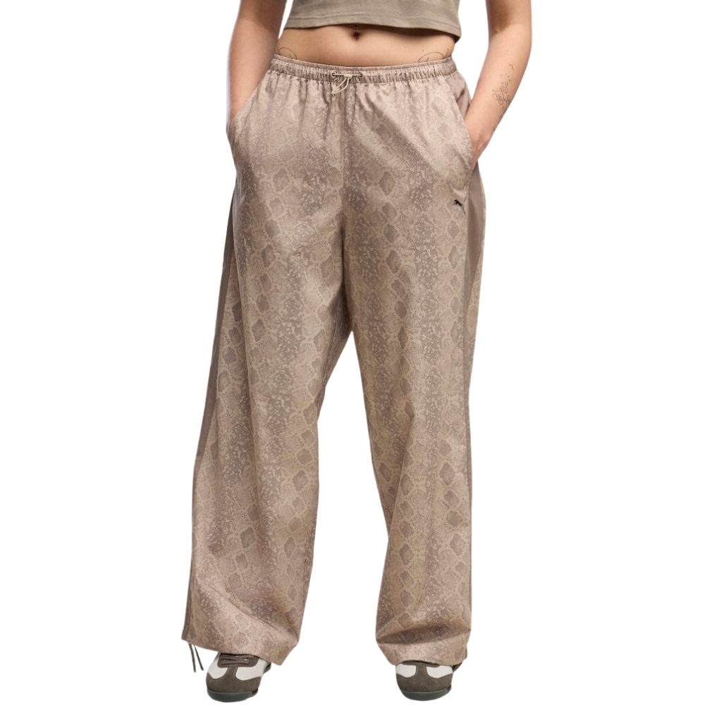 PUMA T7 RELAXED AOP SNAKE WOVEN PANTS OP