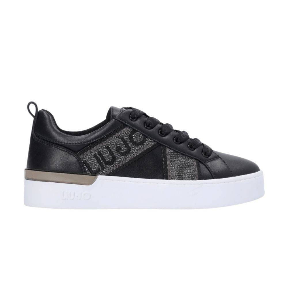 LIU JO SILVIA 38 - SNEAKERS WITH JACQUARD DETAIL