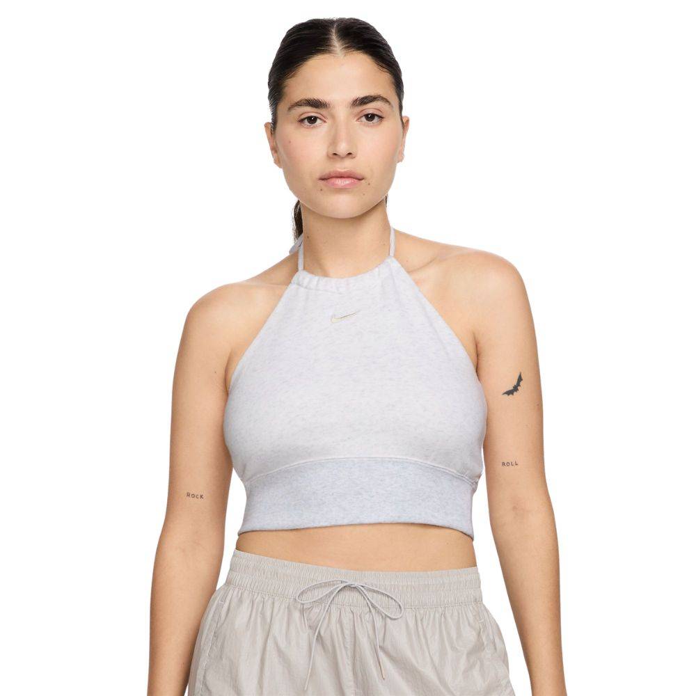 NIKE NSW WOMENS CHILL TERRY CROPPED TOP