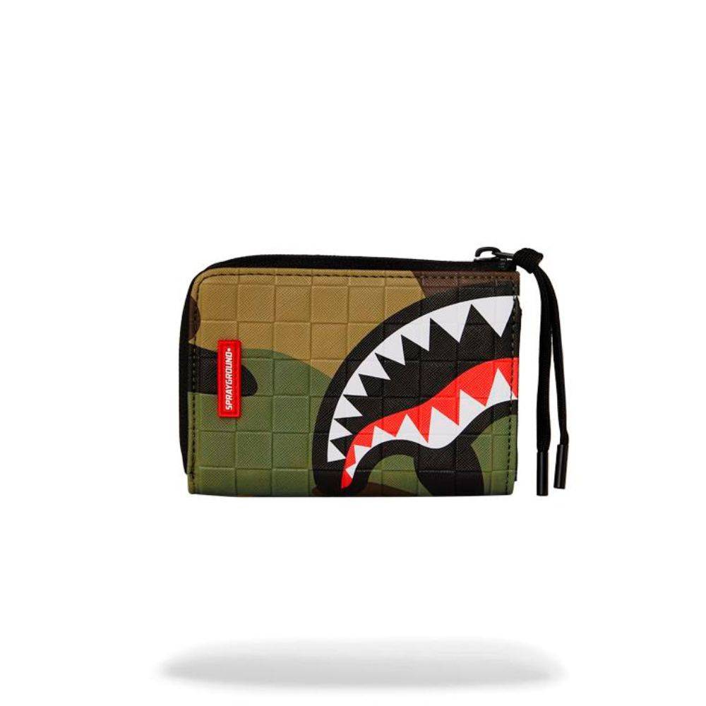 SPRAYGROUND WOODLAND CAMO CHECK WALLET