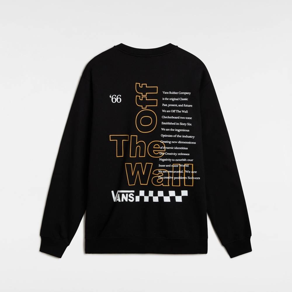 VANS POSTED LOOSE CREW SWEATER