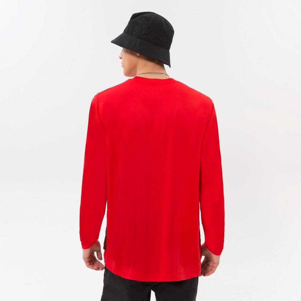 NIKE NBA CHICAGO BULLS DRI-FIT LONG-SLEEVE PREGAME TEE