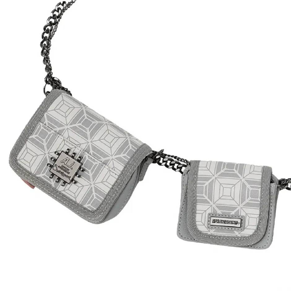 SPRAYGROUND AI STUNNA CREAM CHARM WAISTBELT