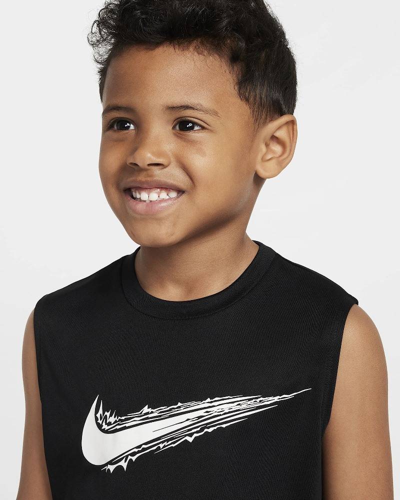 NIKE LITTLE KIDS DF MULTI SLVS TOP HBR