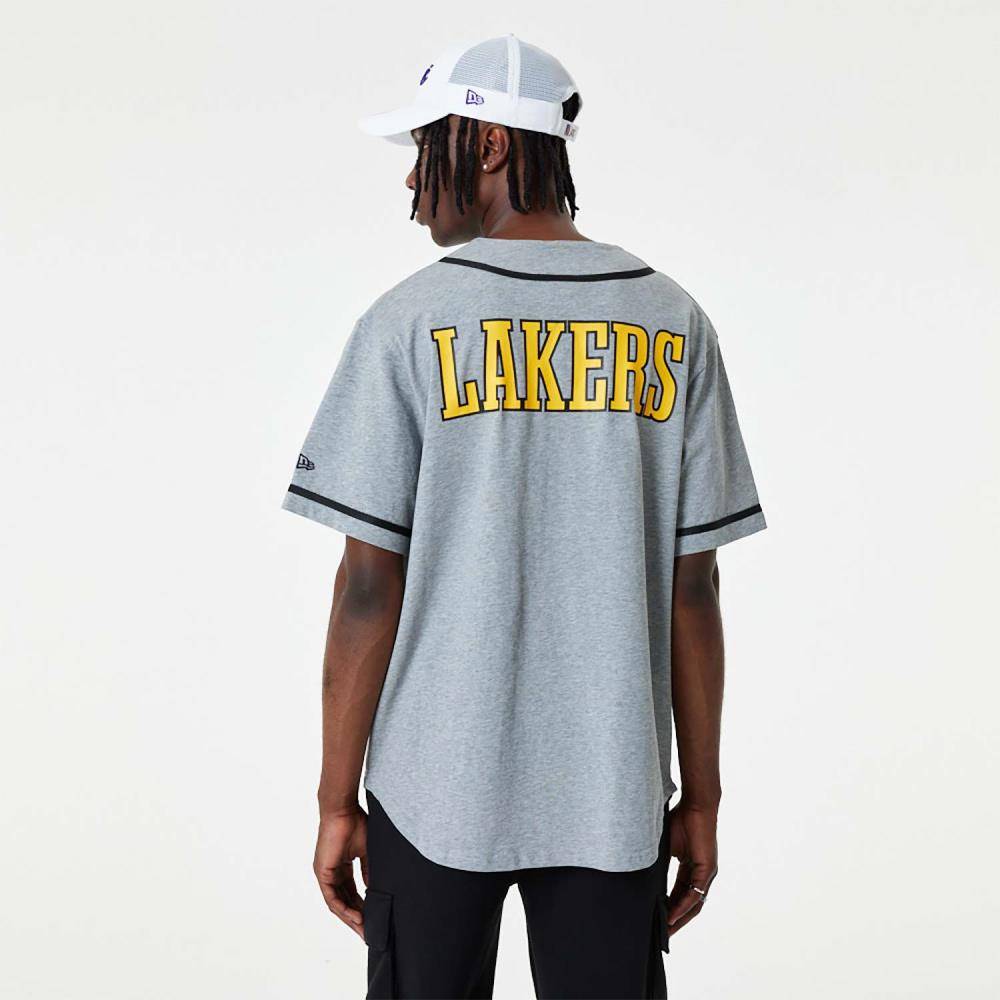 NEW ERA NBA LAKERS BASEBALL JERSEY