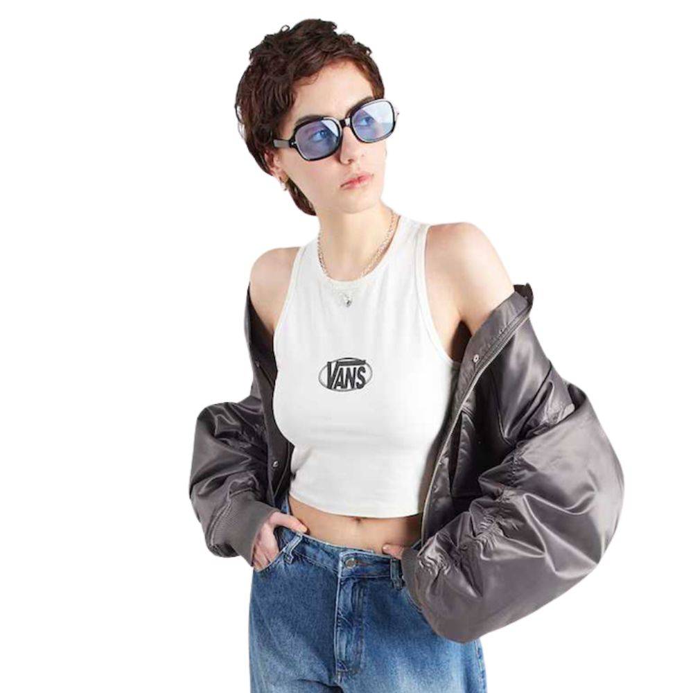 VANS W OVAL LOGO TANK