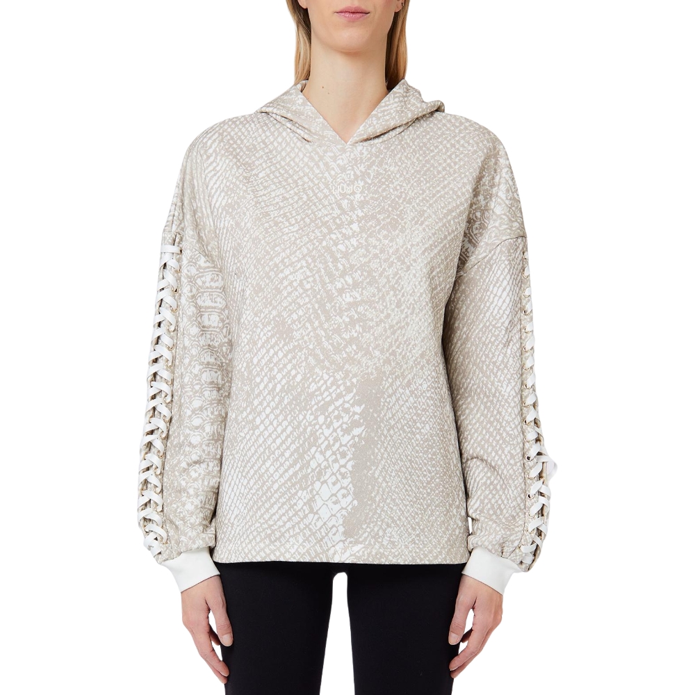 LIU JO SWEATSHIRT WITH ANIMAL PRINT