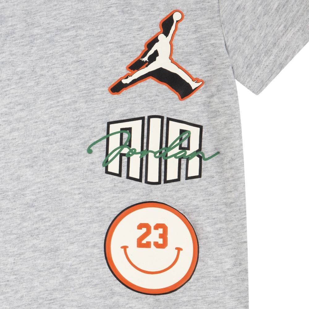 NIKE JORDAN LITTLE BOYS JUMPMAN STACKED PLAY SHORT