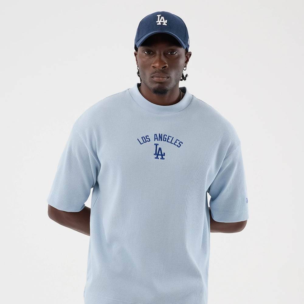 NEW ERA MLB WAFFLE BOX TEE LOS ANGELES DODGERS