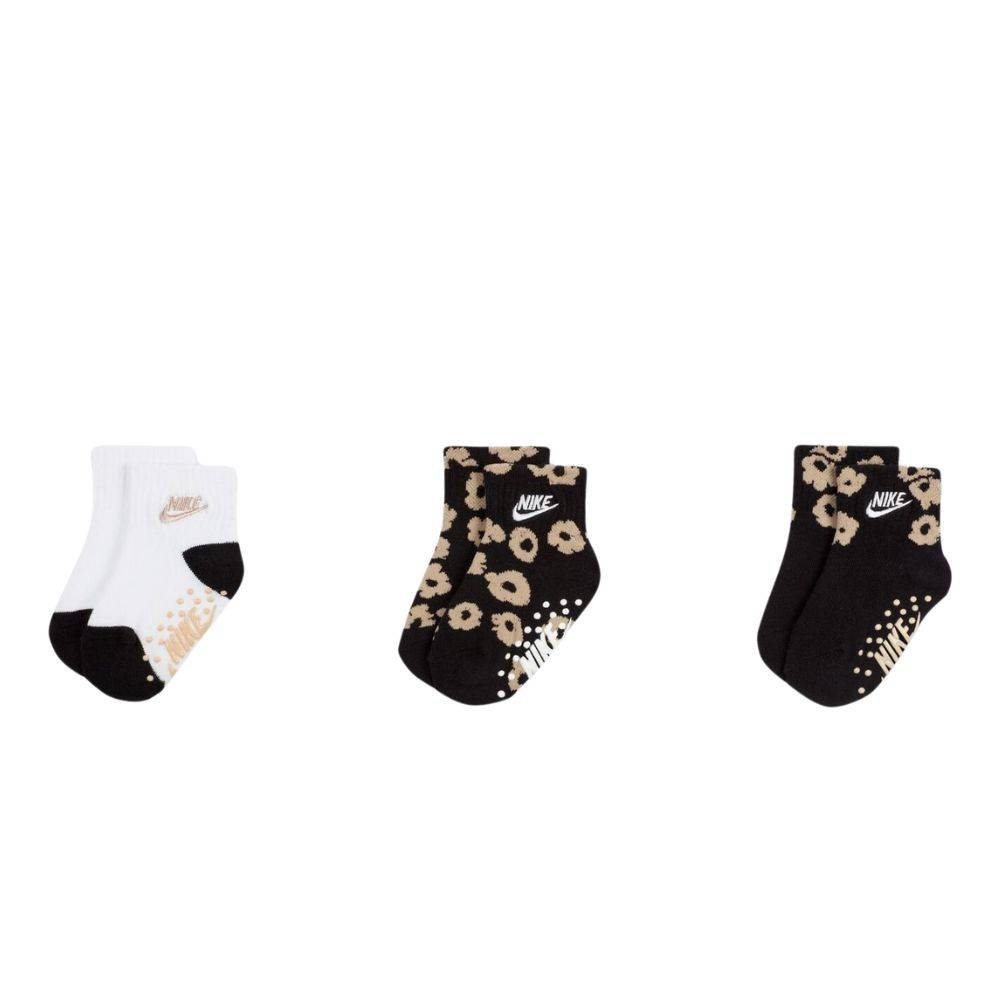NIKE  3PK GIRLS GRIPPER SOCK