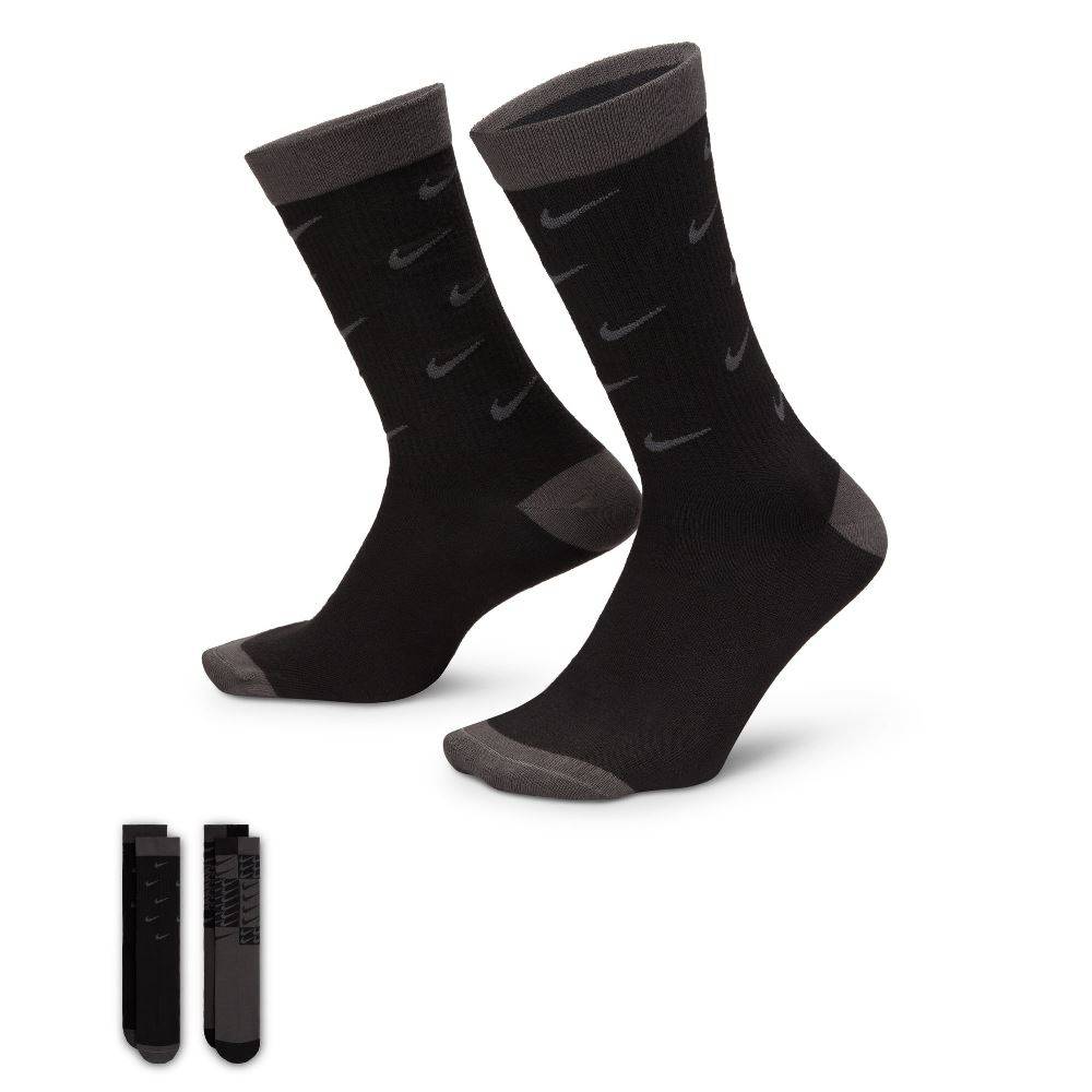 NIKE EVERYDAY ESSENTIAL 2-PAIRS  200 SWOOSH SOCKS