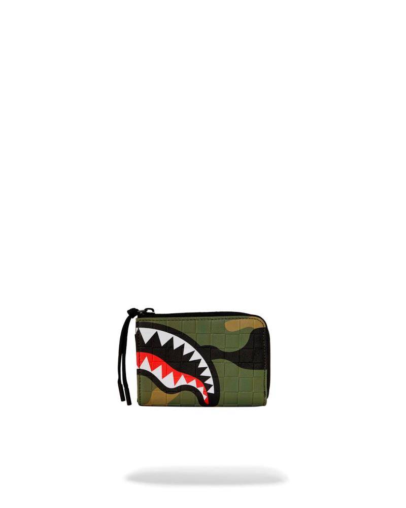 SPRAYGROUND WOODLAND CAMO CHECK WALLET