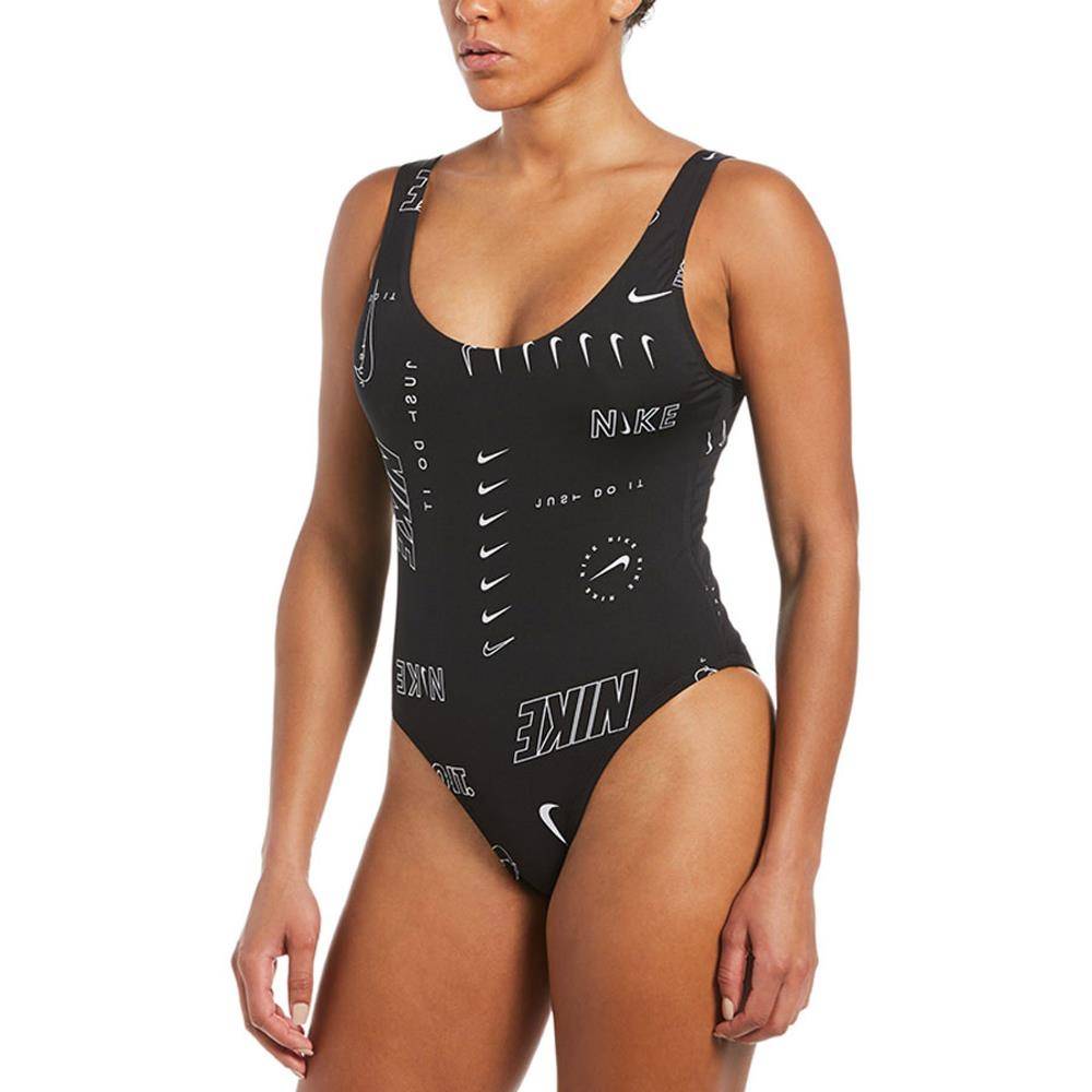 NIKE MULTI-LOGO U-BACK ONE PIECE WOMENS SUIT