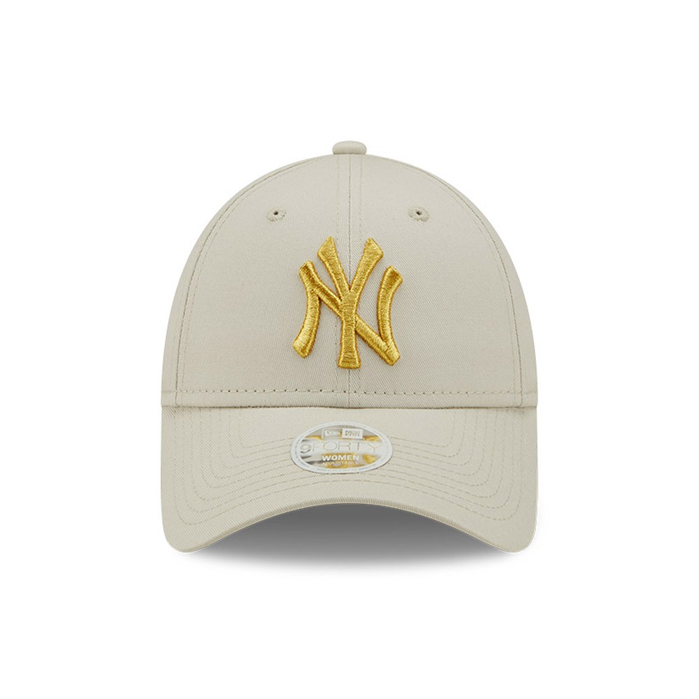 NEW ERA WMNS METALLIC LOGO 9FORTY NEW YORK YANKEES