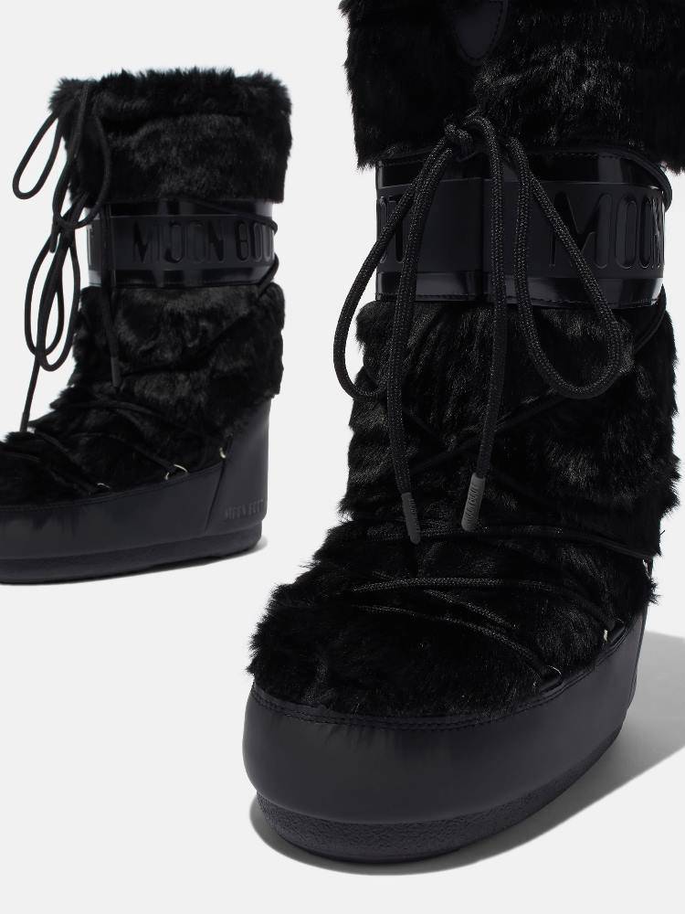 MOON BOOT ICON FAUX-FUR BOOTS