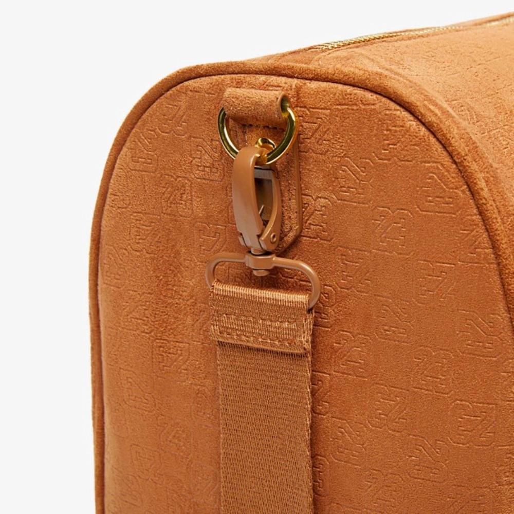NIKE JORDAN SUEDE MONOGRAM DUFFLE