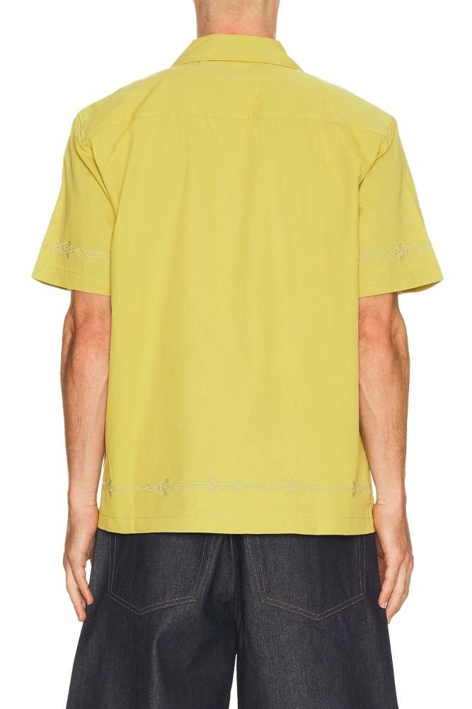 HUF PINSTRIPE EMB S/S RESORT SHIRT