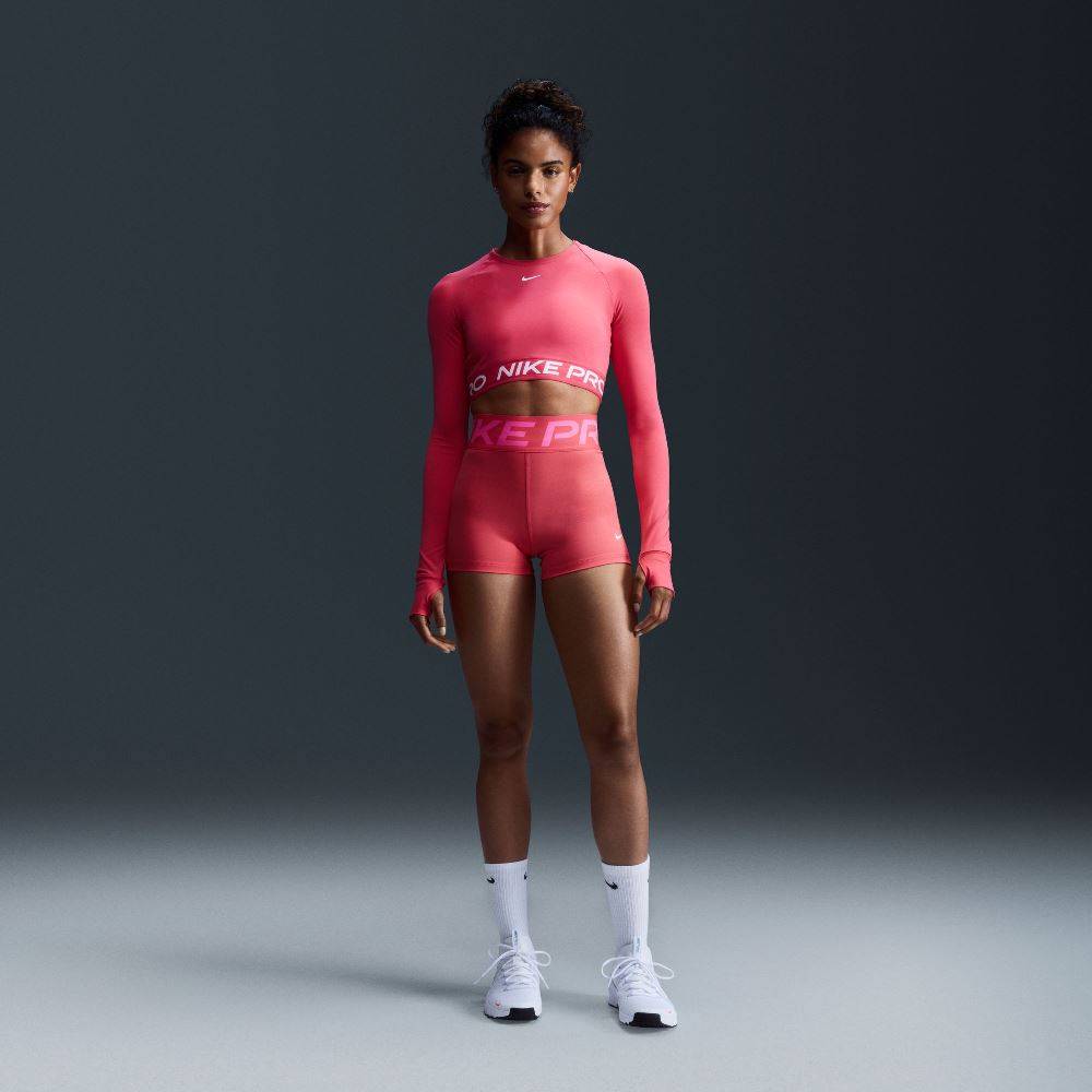 NIKE PRO DRI-FIT 365 CROPPED LONG-SLEEVE TOP