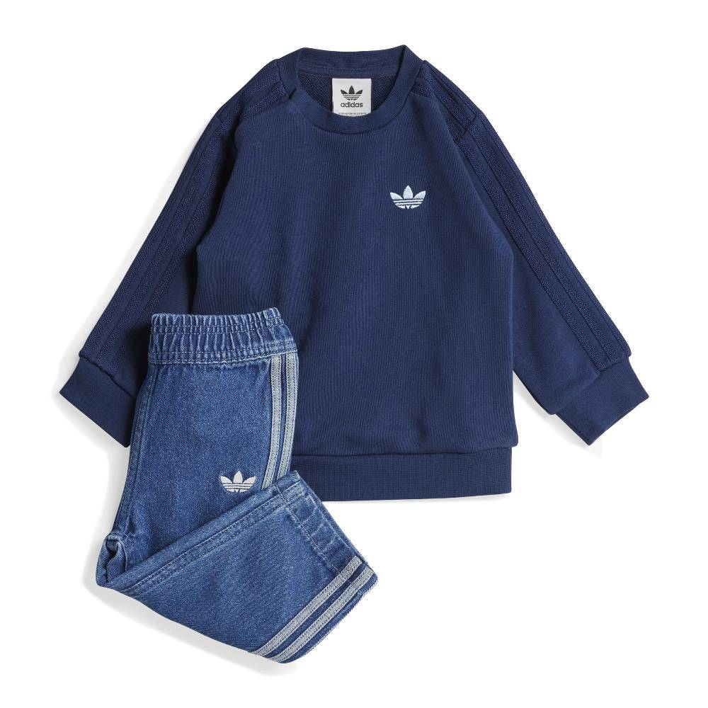 ADIDAS DENIM CREW SET