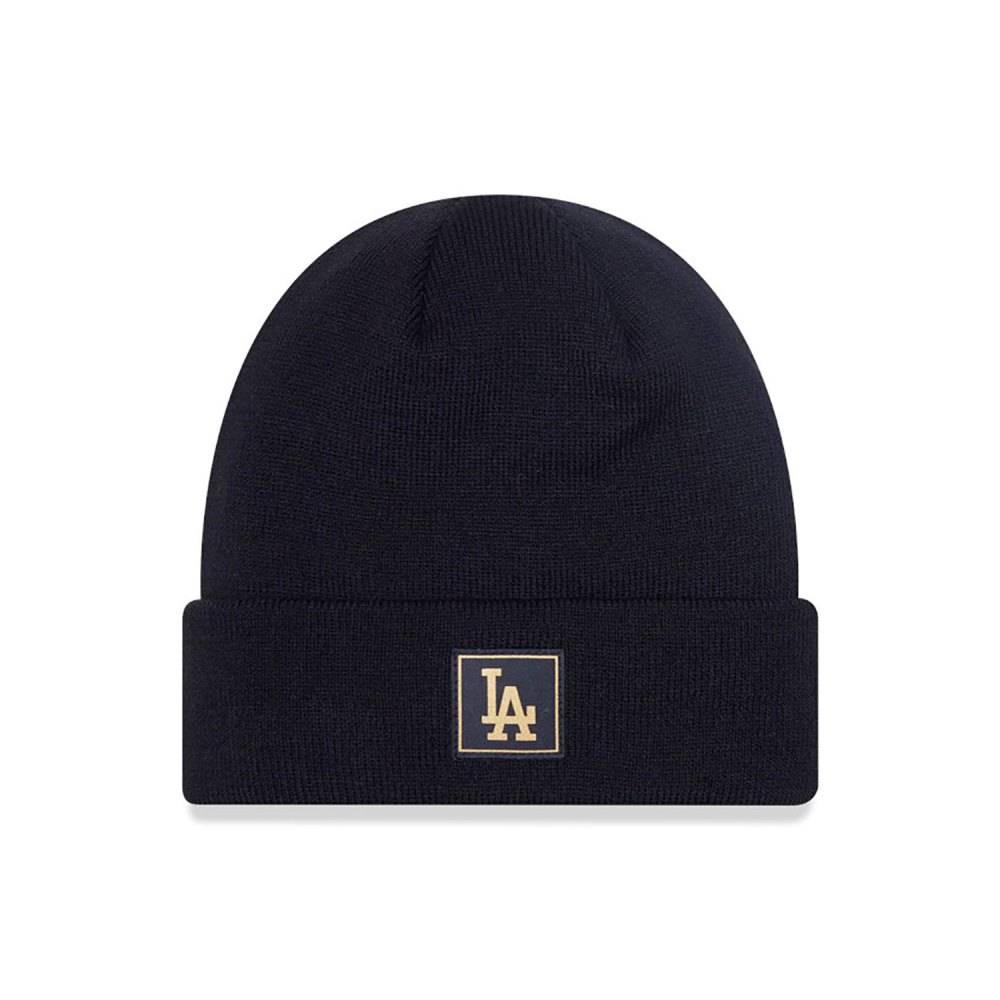 NEW ERA METALLIC BADGE CUFF KNIT LA DODGERS