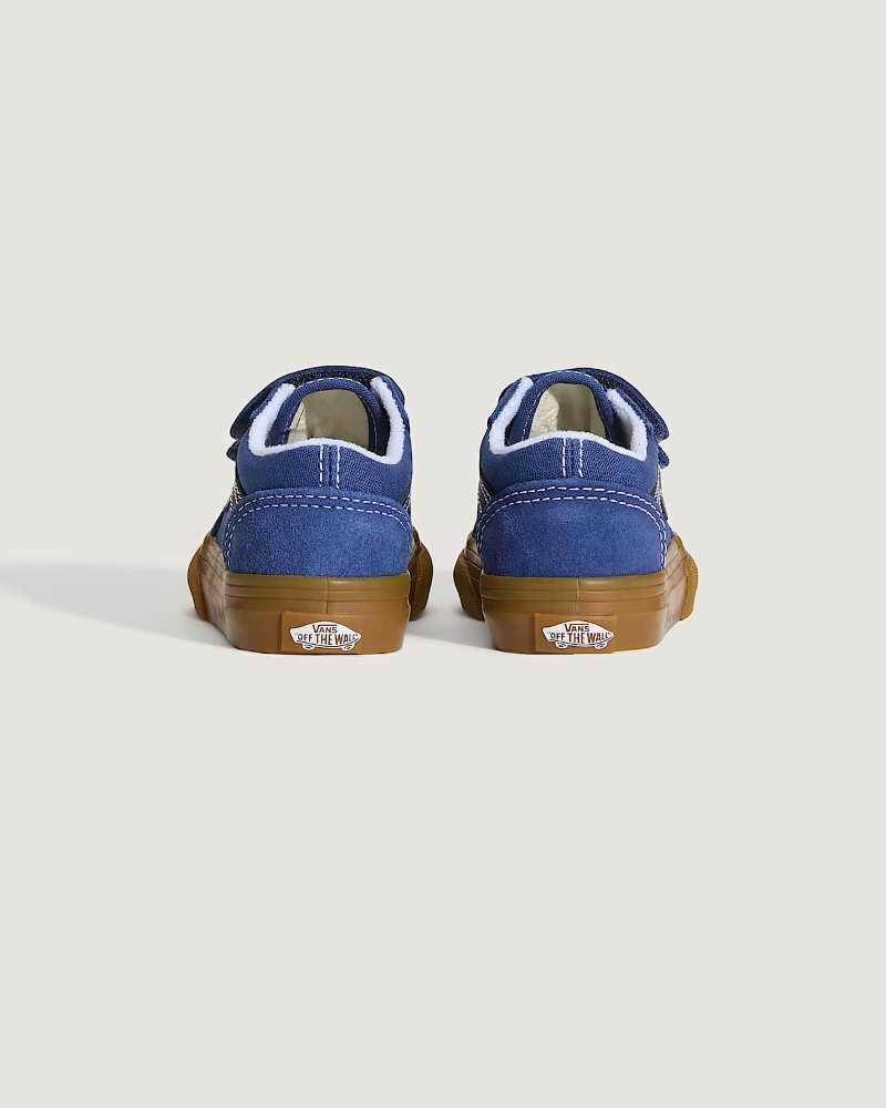 VANS TODDLER OLD SKOOL V GUM SHOES (1-4 YEARS)
