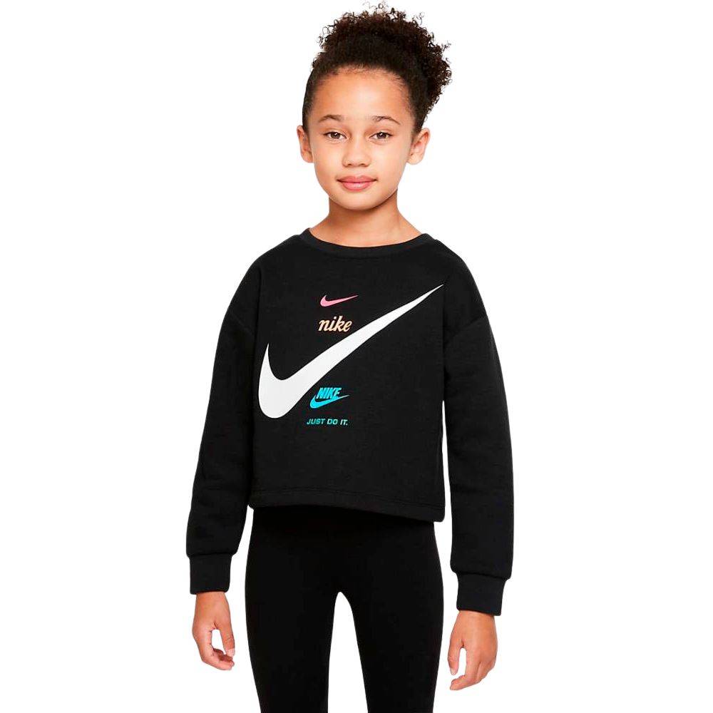 NIKE LITTLE GIRLS FLEECE BOXY CREW