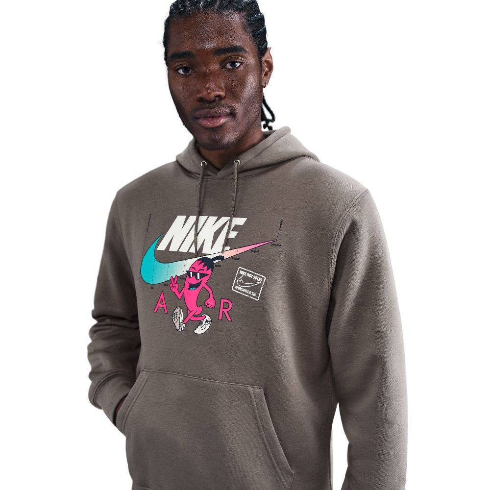 NIKE NSW HOODIE CLUB OC MED GFX SEGD