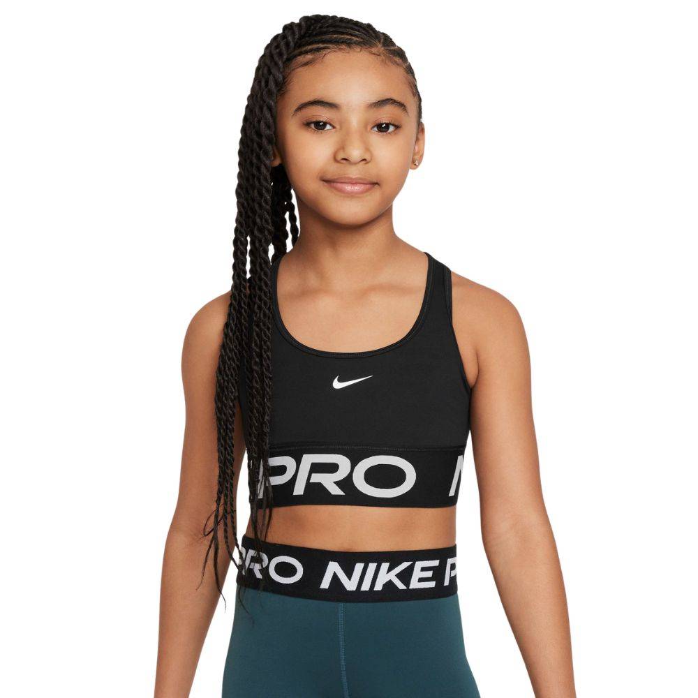 NIKE PRO GIRLS DRI-FIT  SWOOSH BRA