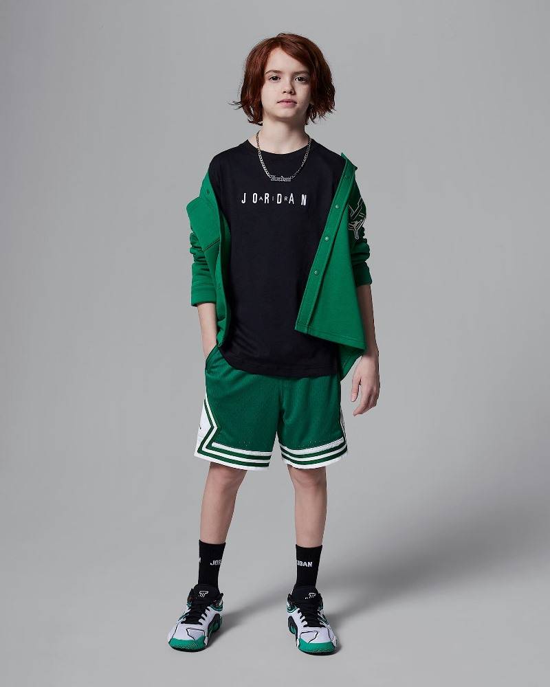 NIKE JORDAN BOYS MJ WORDMARK EMB CREW