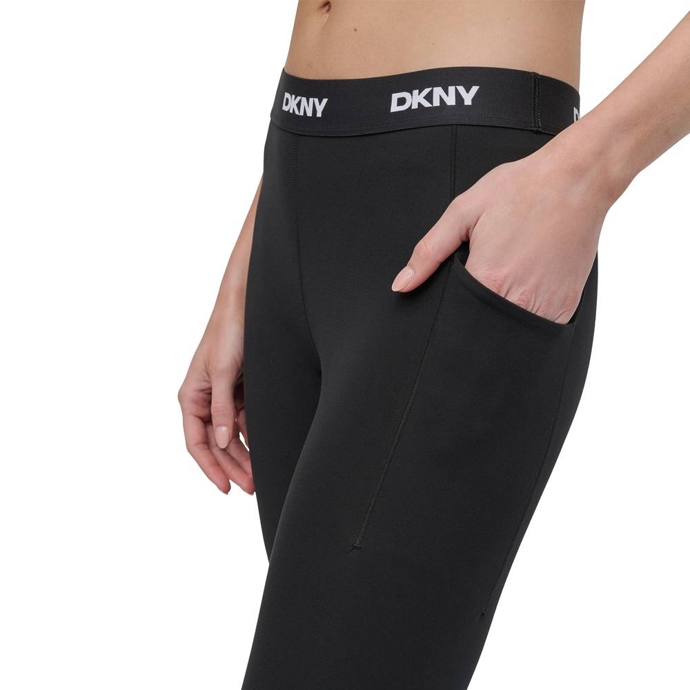 DKNY BALANCE COMPRESSION HIGH-WAIST 7/8 TIGHT WITH LOG