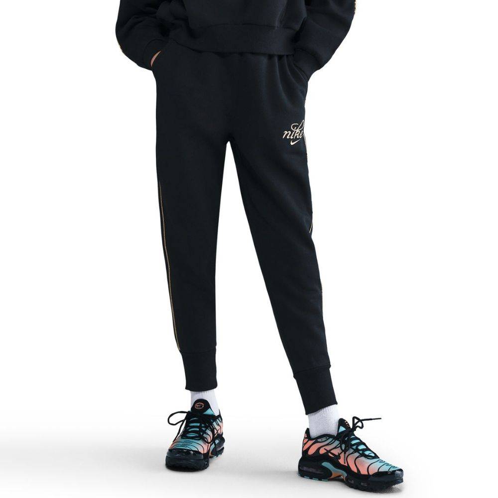NIKE NSW GIRLS CLUB SHINE FLEECE OVERSIZED JOGGER